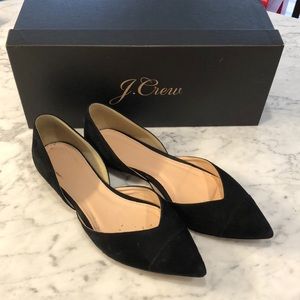 J. Crew Sadie Flats, 6.5 Black